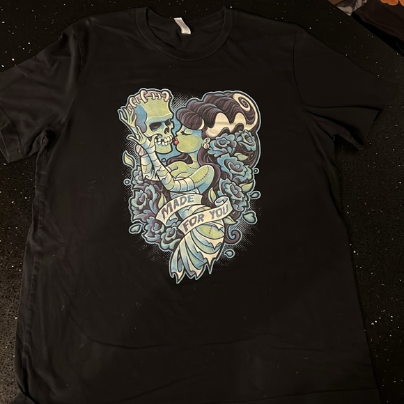 Bride of Frankenstein- Made For You T-Shirt - Large - Picture 2 of 4